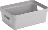 Boîte de rangement maison Sigma 9L gris