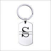 Sleutelhanger RVS Met Naam -  Sterre