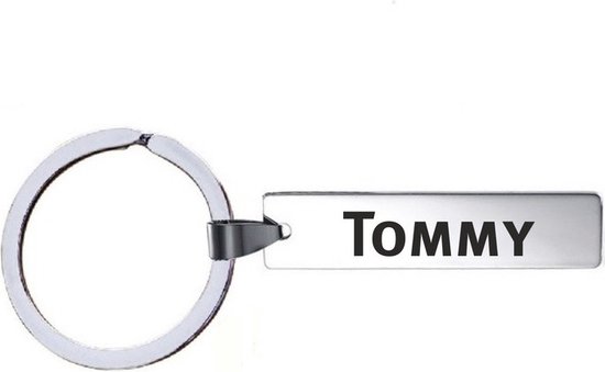 Gepersonaliseerde RVS Sleutelhanger Met Naam – ‘Timo’ – 7,6 Cm, Ideaal Als Origineel Cadeau Voor Verjaardag, Bedankje Of Boodschap