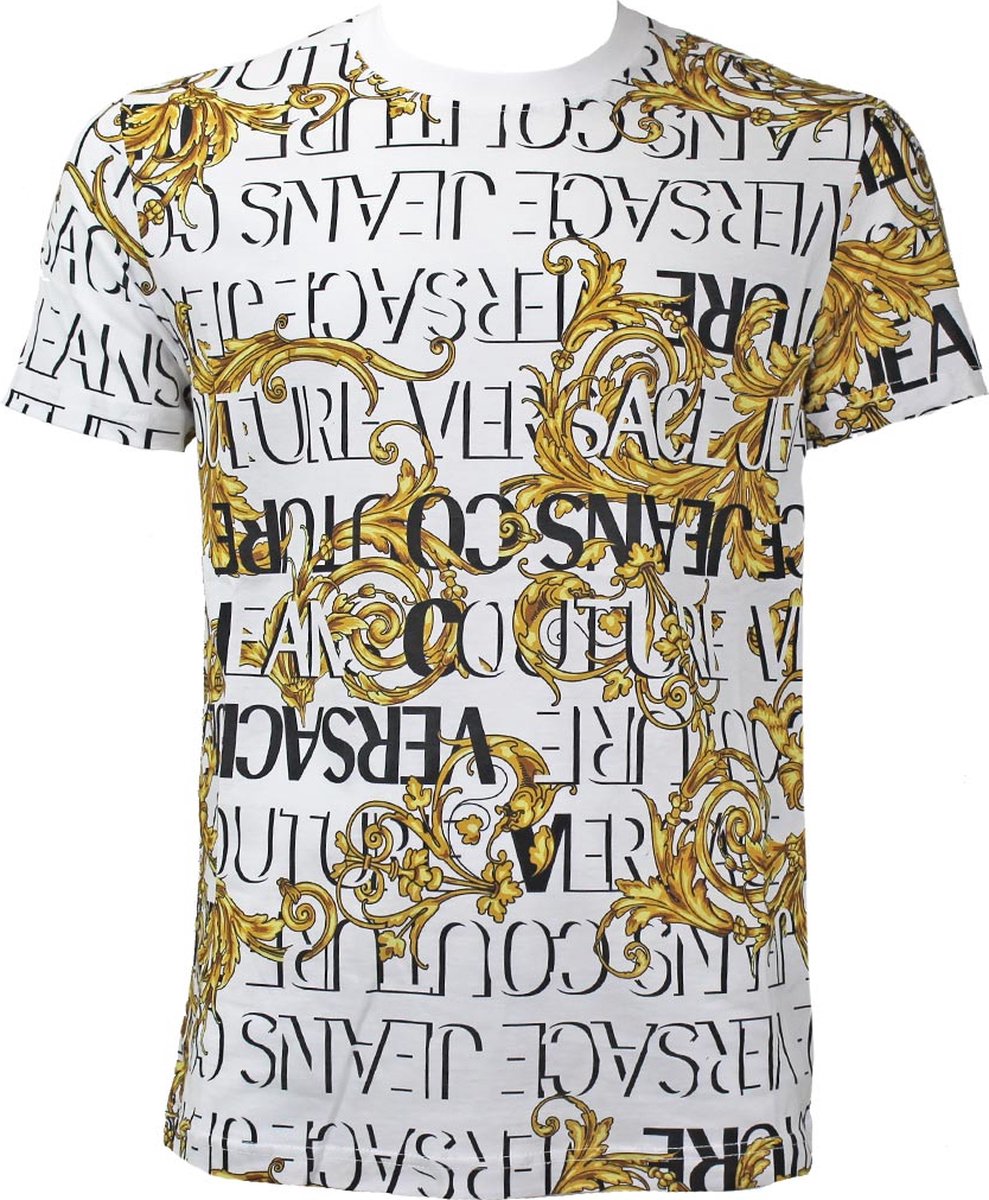 Versace Jeans Couture T-Shirt Logoprint Baroque T-Shirt White