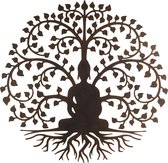Levensboom | Yoga | Metaal | XXL | 60cm