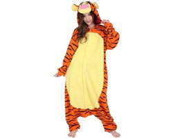 Tijgertje Onesie Pak Kostuum Outfit Huispak Jumpsuit Verkleedpak - (Disney) Premium Verkleedkleding - Halloween & Carnaval - SAZAC - Kinderen & Volwassenen - Onesize (155-182 cm)