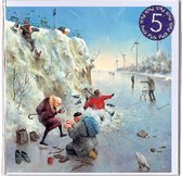 Art Revisited - Marius van Dokkum - ijspret 5 stuks kerstkaart
