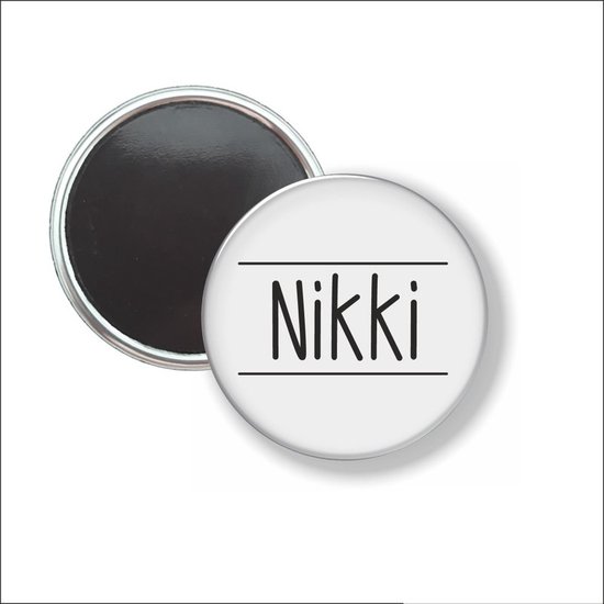 Button Met Magneet 58 MM - Nikki - NIET VOOR KLEDING | bol.com