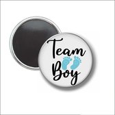 Button Met Magneet 58 MM - Team Boy - NIET VOOR KLEDING