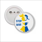 Button Met Speld - Stop War - Oekraine