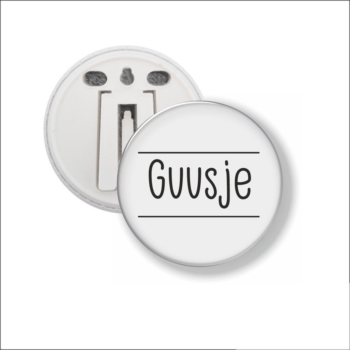 Button Met Clip 58 MM - Guusje