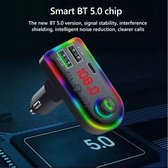 Bluetooth 5.0 FM transmitter-MP3 Audio TF/U Disk Speler-Type-c Snel Opladen- Handsfree bellen