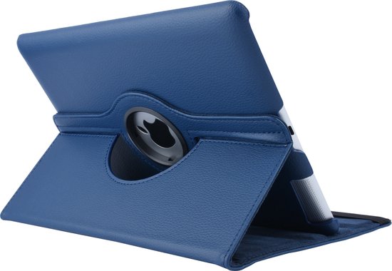 Apple iPad 2-3-4 Blauw 360 degrés de couverture rotative - Book Case Tablet cover