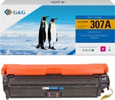 G&G CE743A toner compatibel met HP 307A Tonercartridge Magenta 1 stuck (s) Huismerk