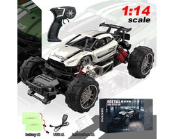 Fuegobird RC Auto - Op afstand bestuurbare hoge snelheid speelgoedauto - Wit