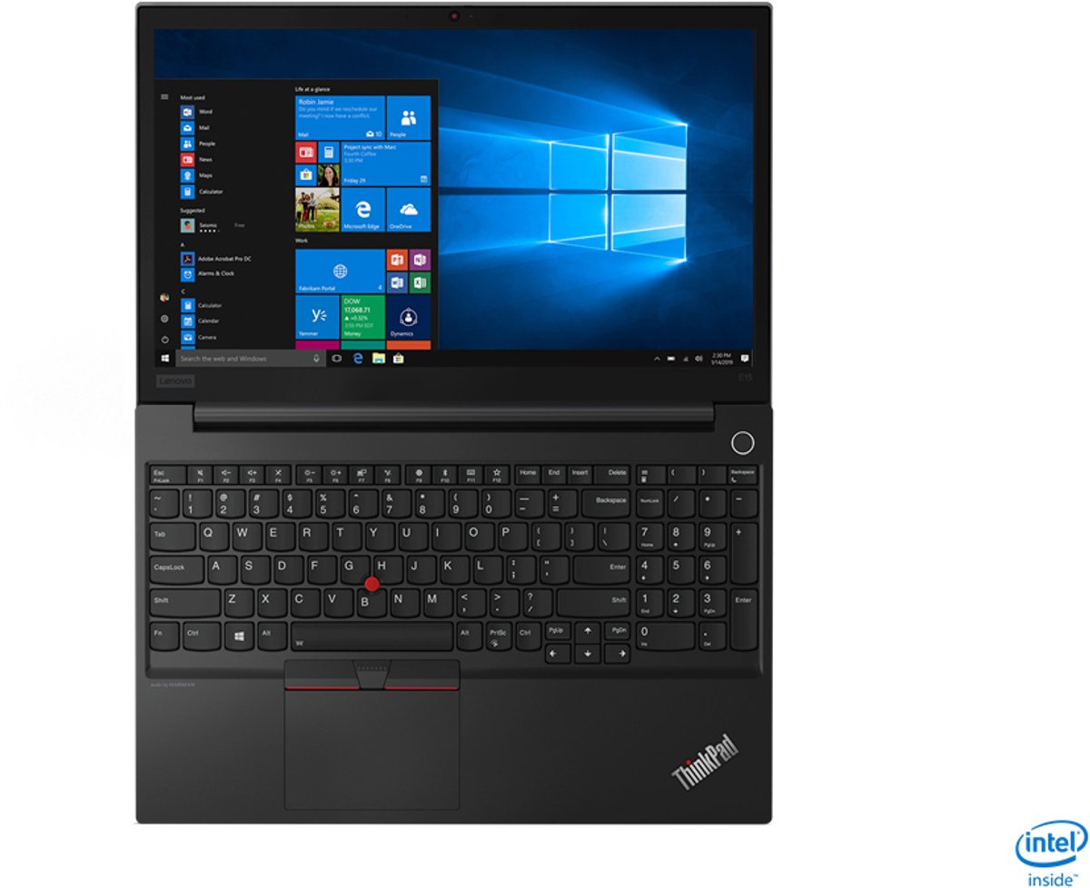 Lenovo ThinkPad E15 Intel® Core™ i5 i5-10210U Laptop 39,6 cm (15.6") Full HD 8 GB DDR4-SDRAM 256 GB SSD Wi-Fi 6 (802.11ax) Windows 10 Pro Zwart thumbnail 8