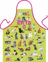 Dieren keukenschort katten thema