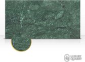 Planche à découper Marble Green - 40 cm x 30 cm x 2 cm - Marbre véritable - Planche de service Marble Green - Dalle de marbre - Protection de la surface de travail - Plaque de recouvrement