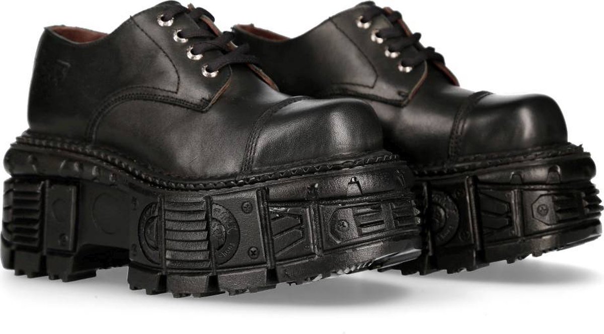 New Rock Lage schoenen -38 Shoes- M-TANKMILI003-S1 Zwart