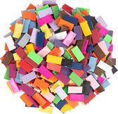 Domino stenen Don Domino 20-kleurenmix (400 stuks) + opbergemmer