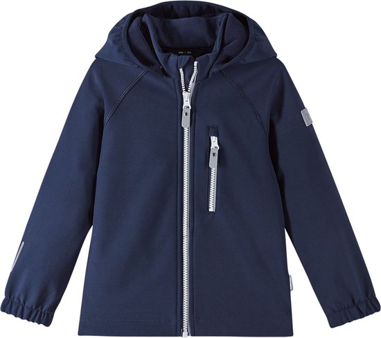 Reima - Softshell jas voor kinderen - Gerecycled polyester - Vantti - Marineblauw - maat 104cm