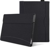 Hoes geschikt voor Microsoft Surface Pro 4/5/6/7 - Wallet book Case - 12.3 inch - Zwart