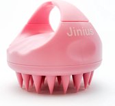 Jinius ® - Roze - Scalp Massager - Massage Borstel Hoofdhuid - Brush - Siliconen Haarbostel - Massage - Stress Vrij - Gezonde Hoofdhuid - Verminder Van Roos - Roosvrij - Gezond Haar