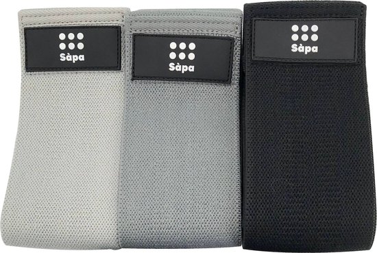 Sapa Weerstandsbanden - Fitness Elastiek - Resistance Band - Sport Elastiek Banden - set van 3 niveaus
