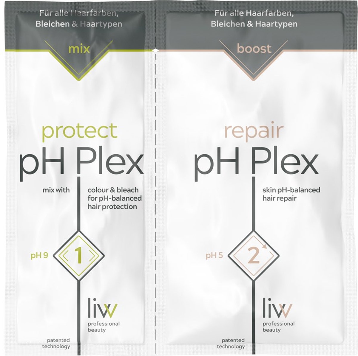 pH Plex 1 Protect & 2 Repair - Haarverzorgingssysteem (7+15ml) voor Bescherming & Reparatie Kleuring, Ontkleuring en Bleken Reparatie Beschadigd Haar Voor Alle Haartypen Voor Optimaal Haargevoel