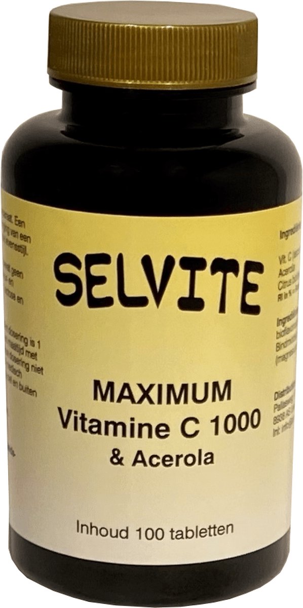 SELVITE Vitamine C1000 & Acerola - 100 tabletten