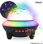 PartyFunLights - Bluetooth UFO Party Speaker - lichteffecten - ingebouwde accu - met afstandsbediening - projector lamp