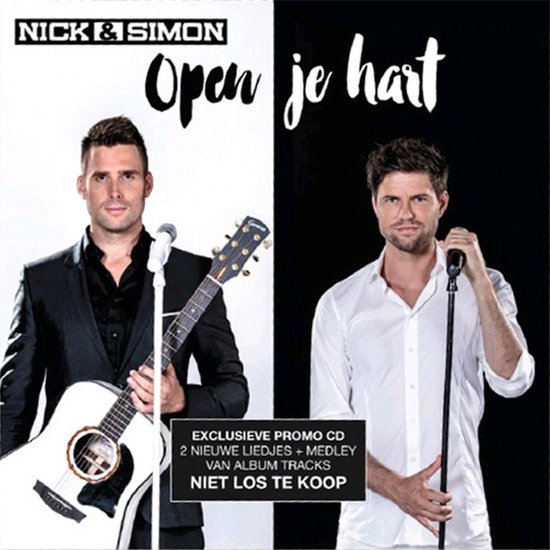 Open Je Hart, Nick & Simon | Media condition: Near Mint (NM or M-) | 1 x CD Single, Promo