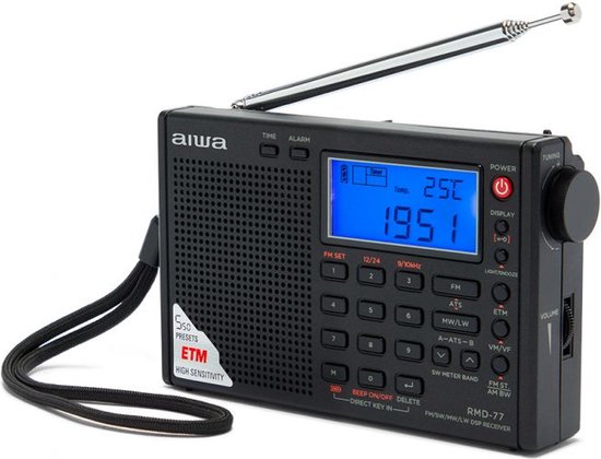 Denver - DAB30DW - Retro Radio - DAB / FM - Draagbaar - Batterij