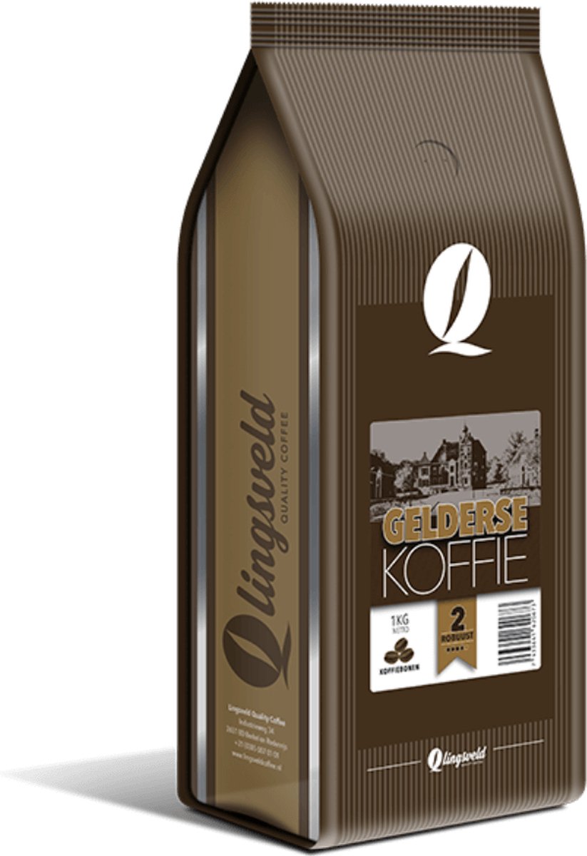 Gelderse Koffie Robuust | Koffiebonen 1000 Gram | ESPRESSO