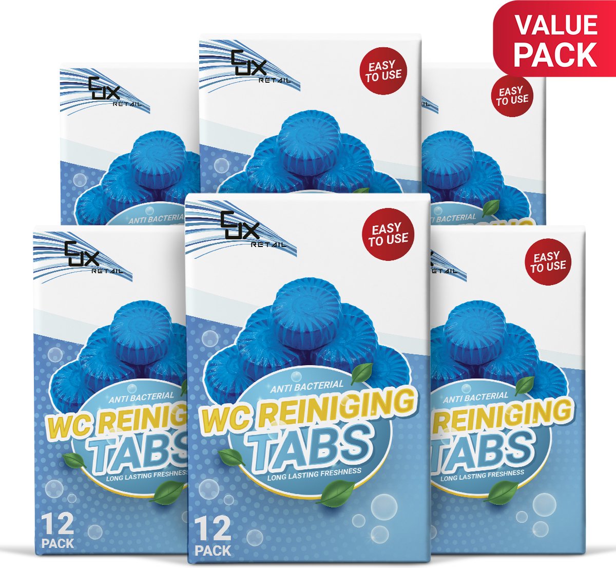 Goedkoopste Toiletblokjes inbouwreservoir – Stortbakblokjes - Voordeelverpakking