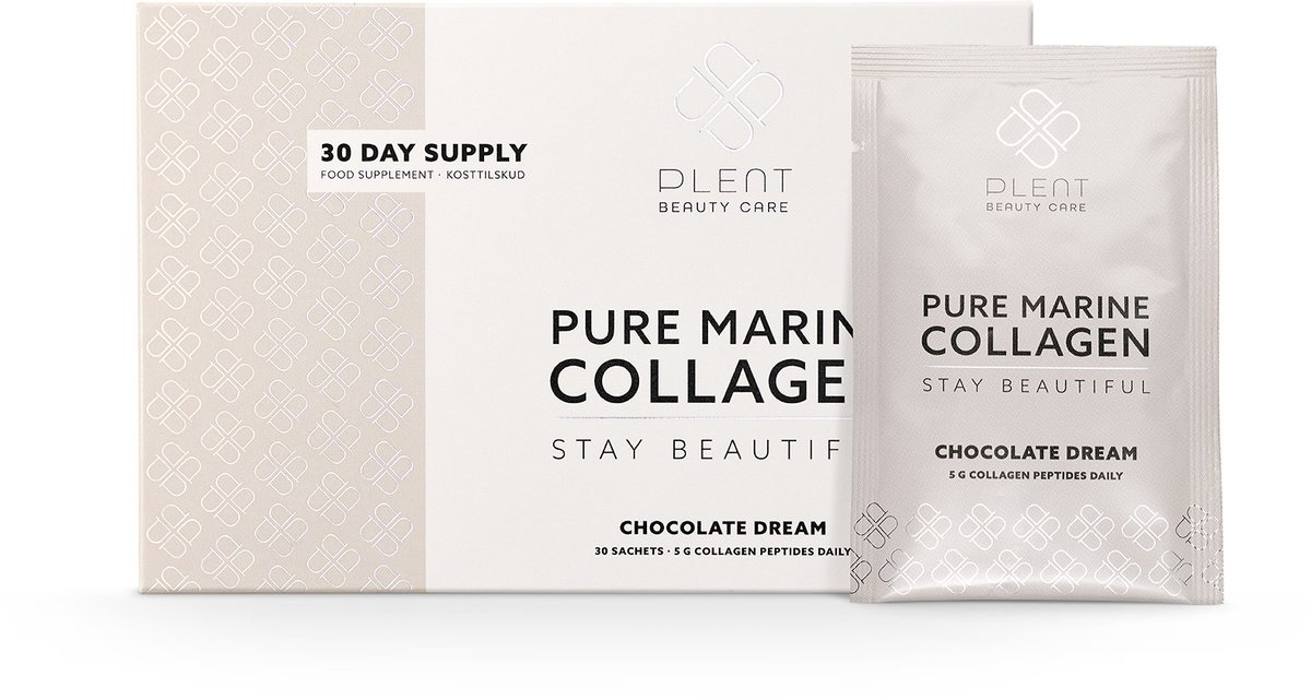Plent - Vis Collageen (+ vit c) Chocolate Dream - 30 sachets met een heerlijke perfect afgemeten dagelijkse dosis
