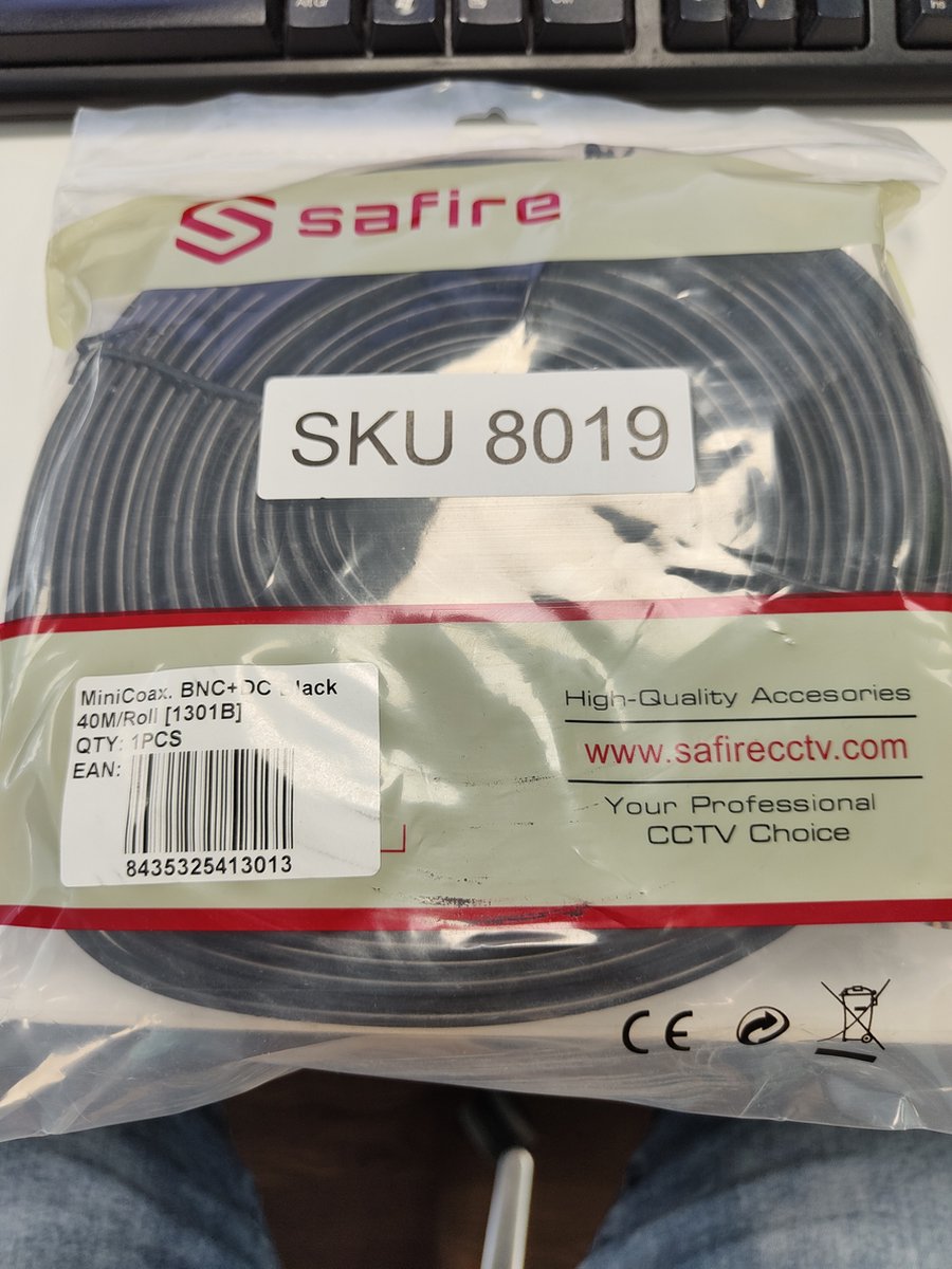 BNC video / stroom kabel - 40 Mtr