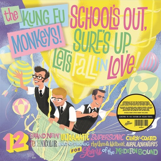 Kung Fu Monkeys - School's Out, Surf's Up, Let's Fall In Love! (LP)