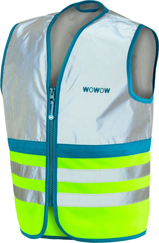 WOWOW Veste fluo enfant EN17353 - Veste Wasabi intégrale réfléchissante verte L