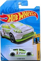 Hot Wheels Ford Fiesta - Die Cast voertuig - 7 cm - Metaal - Schaal 1:64