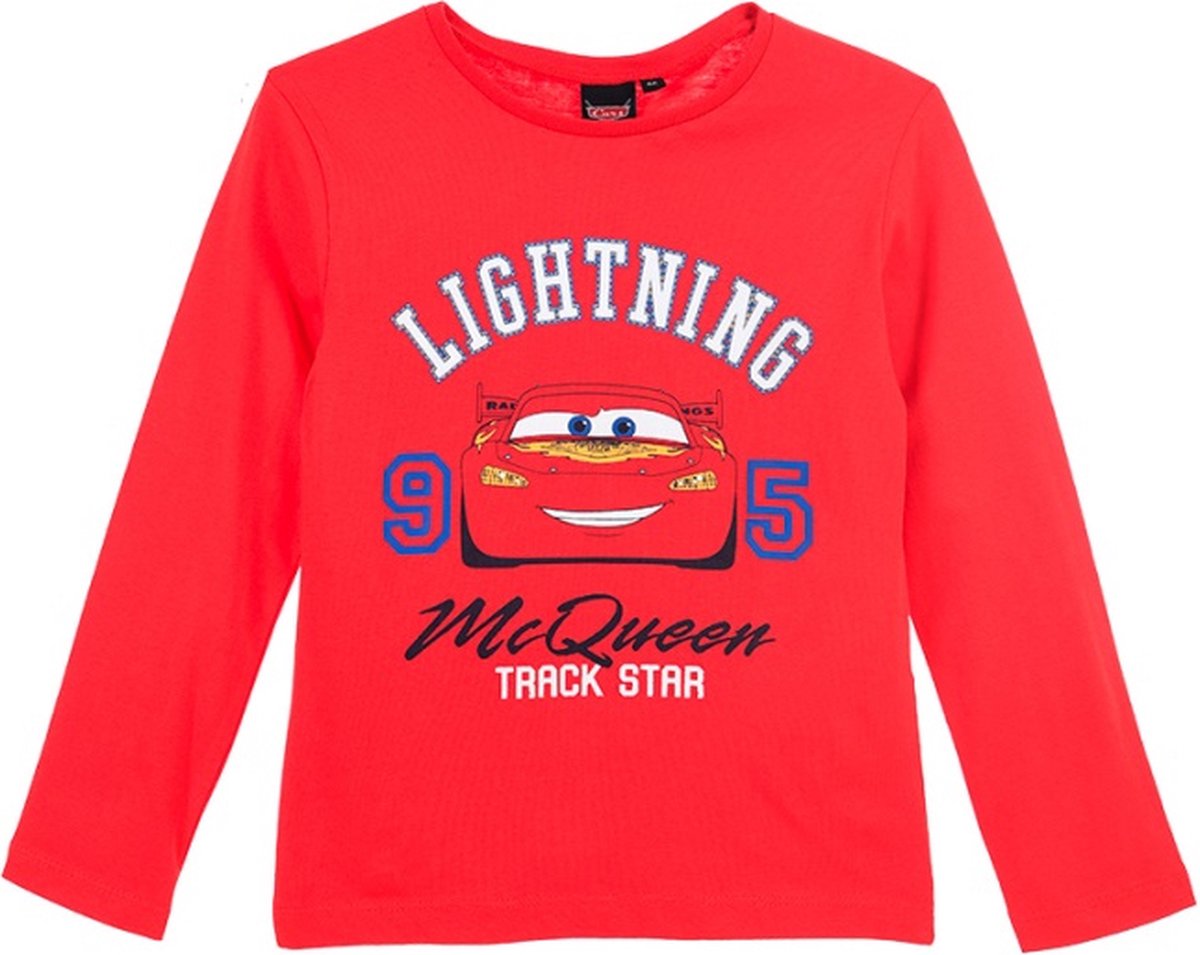 Disney Cars - longsleeve / shirt - jongens - rood - maat 110