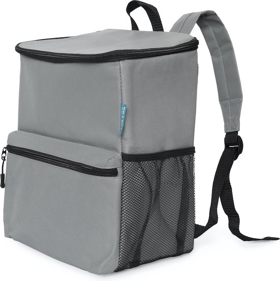 Retulp Fridgebag - Backpack - Koeltas - Gemaakt van koelkast - 14 liter - Grijs van Retulp — afbeelding 2