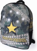 Ekuizai LED Schooltas / Rugzak - Back to school - army model