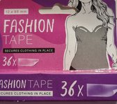 Fashion Tape - 6 x 36 stuks  tapes -Zorgt er voor dat uw kleding tijdens het dragen op zijn plaats blijft