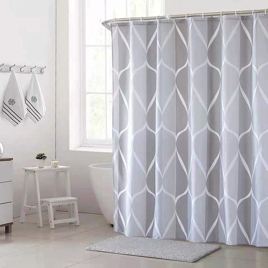 Douche gordijn douchegordijn premium kwaliteit luxe douche gordijn shower... bol