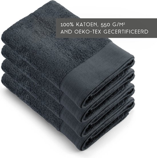 Maple Threads Lot de 8 serviettes de luxe super douces, 100 % coton
