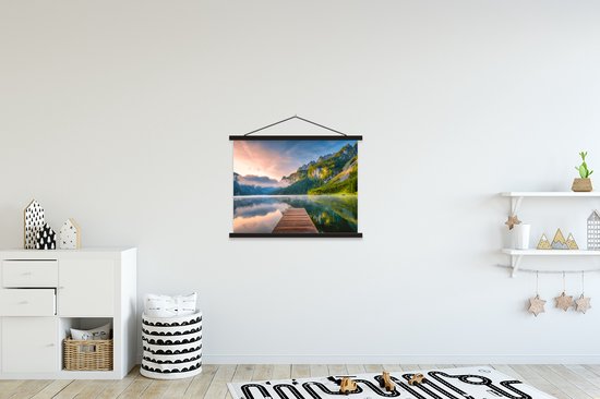 Lever de soleil impressionnant dans les montagnes d'Autriche 60x45 cm