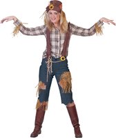Verkleedkleding | Scarecrow | Maat 44 - 46 | Volwassenen | Vrouwen | Carnavalskleding