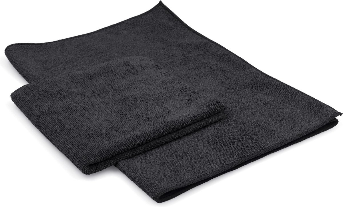 Goedkoopste Microvezeldoek MAXI BLACK 40 x 85 cm zwart
