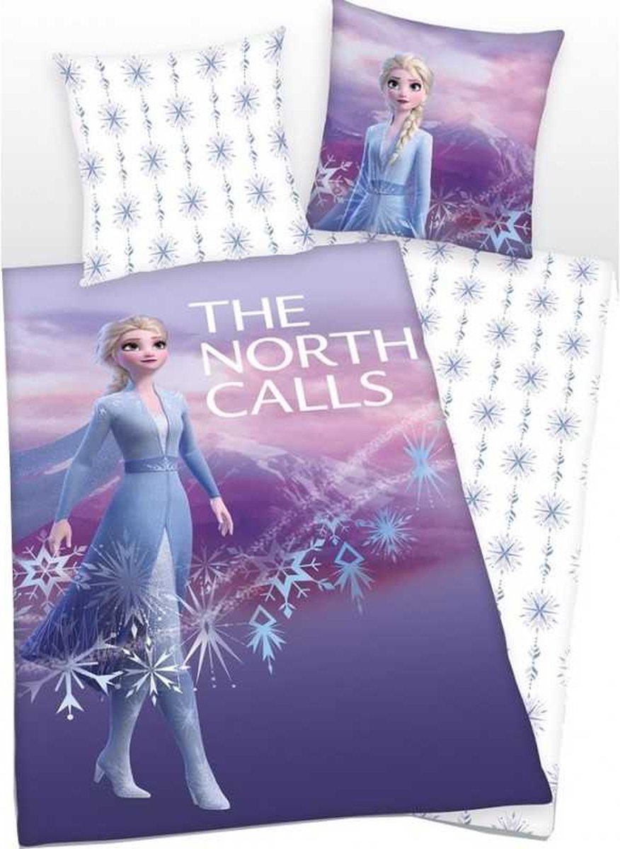 Disney Frozen Elsa Dubbelzijdige Dekbedovertrek