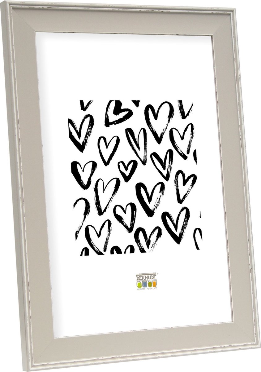 Deknudt Frames fotolijst S45LF7 - grijs geschilderd - foto 15x15 cm