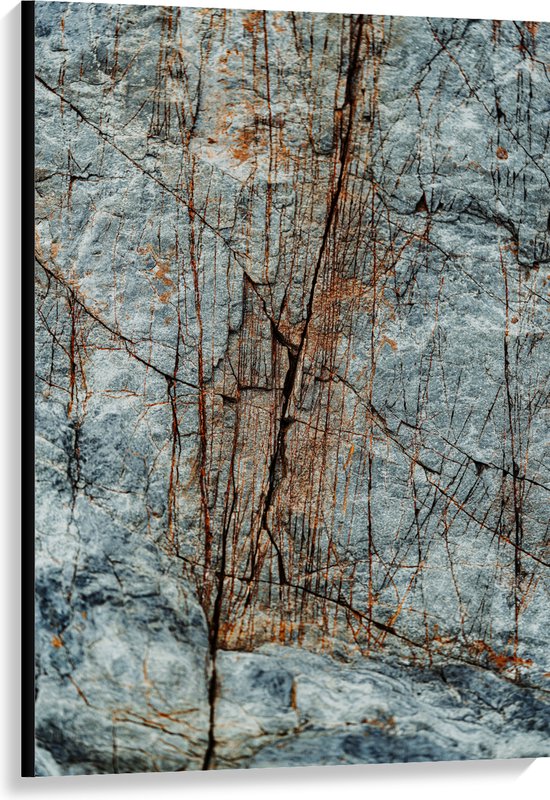 WallClassics - Canvas - Rust in the Rock - 80x120 cm Tableau sur toile (Décoration murale sur toile)