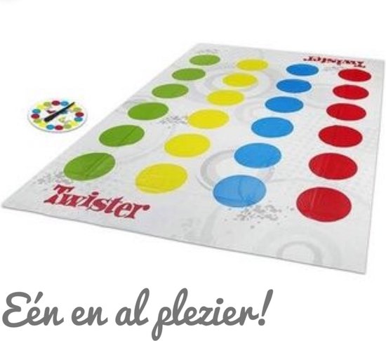 Thumbnail van een extra afbeelding van het spel Twister Spel Kinderen - Twister spel voor buiten - Meeneemeditie 1 stuk