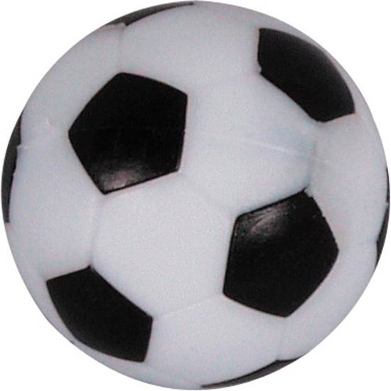 Thumbnail van een extra afbeelding van het spel Tafelvoetbal Bal profiel Zwart/Wit per 3 stuks
